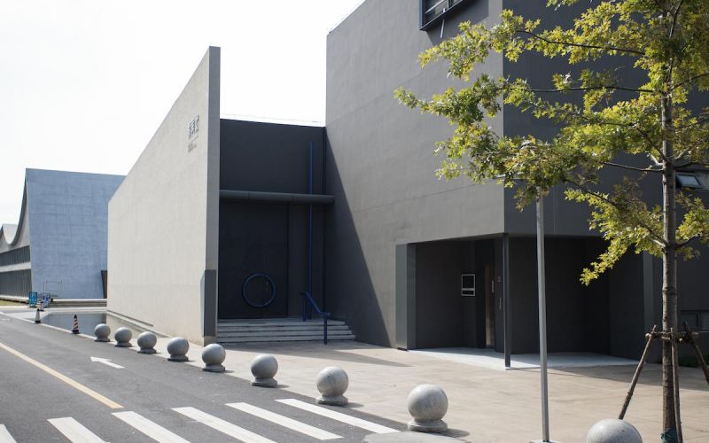 谷仓混凝土建筑园区