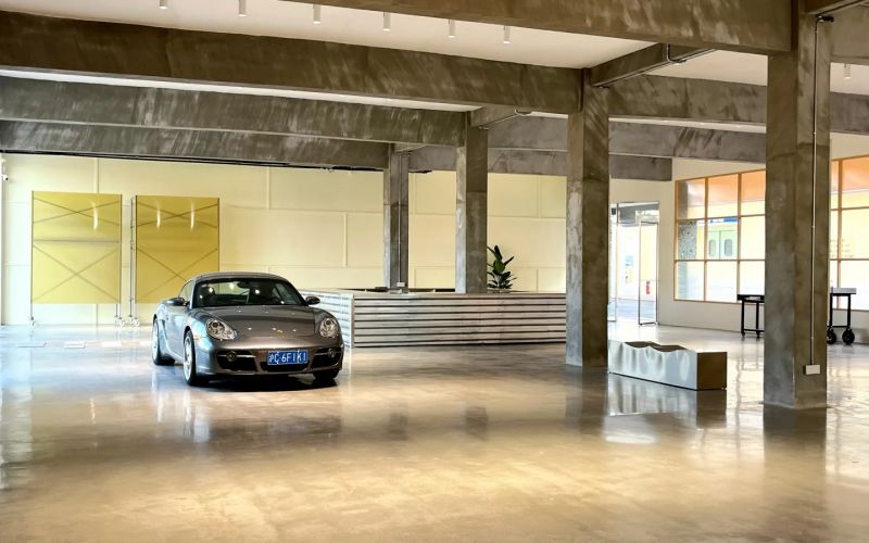 极简混凝土空间（可进车）